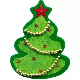 ФМ-102 Набор для творчества Созвездие 'Новогодняя ёлка'(магнит) 7,5*9,5 см