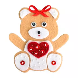 ФМ-104 Набор для творчества Созвездие 'Сердечный Мишка ' (магнит) 9*9,5 см