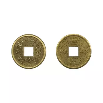 FS11697 Подвеска металлическая монета Дракон d-19мм, 2шт/упак, Astra&amp;Craft