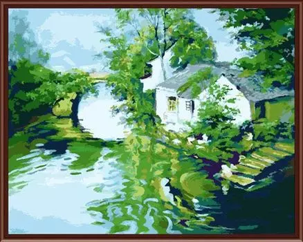 G279 Холст для раскрашивания без красок, 40*50см,