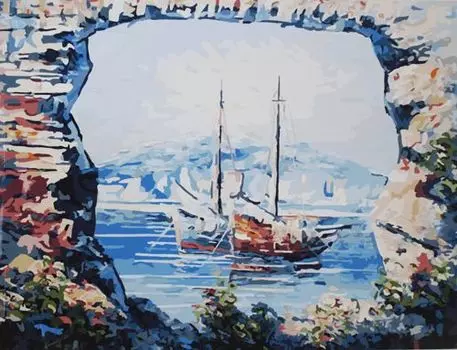 G298 Холст для раскрашивания без красок, 40*50см