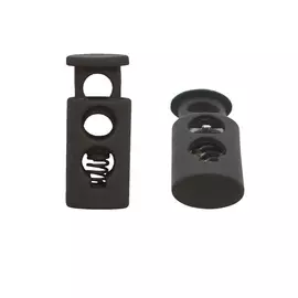 Г932 Фиксатор 2 отв. d=4мм, 10*23мм, черная резина