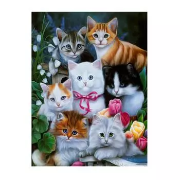 G-1104 Набор для вышивания 'Гобелен Классик' 'Котята-1', 21х25 см