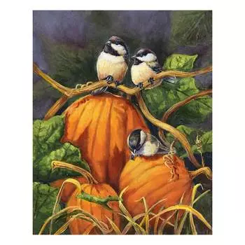 G-1129 Набор для вышивания 'Гобелен Классик' 'Маленькие птички 2', 21х26,4 см