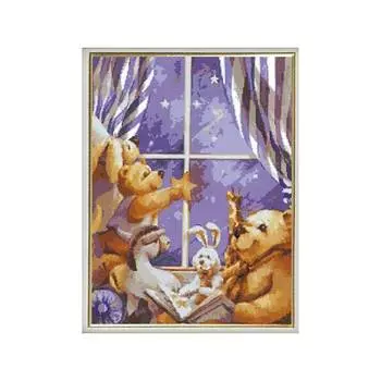 G-1209 Набор для вышивания 'Гобелен Классик' 'Сказка на ночь', 21х27,5 см