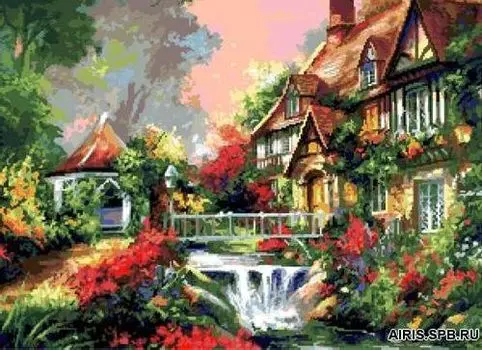 G-319 Набор для вышивания 'Гобелен Классик' 'Разноцветная история-1', 24х33 см