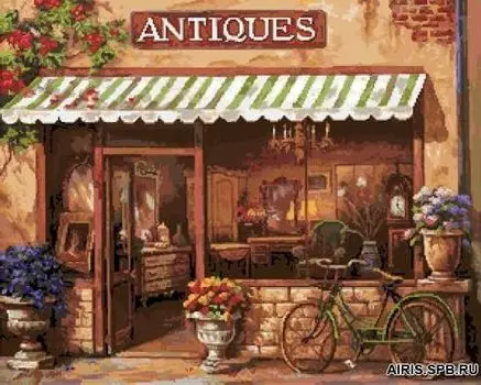 G-322 Набор для вышивания 'Гобелен Классик' ГК 'Антикварный магазинчик', 26,4х30 см