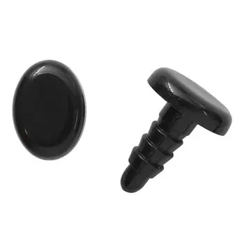 г-39 Глаза для игрушек 1,0*1,3см пластик (черный)