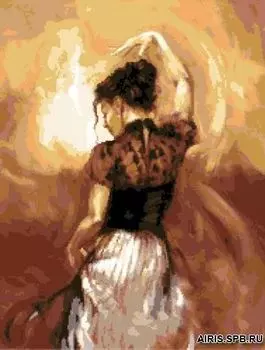 G-616 Набор для вышивания 'Гобелен Классик' 'Фламенко 2', 21х27,5 см