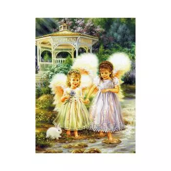 G-707 Набор для вышивания 'Гобелен Классик' 'Два ангела', 26,4х36 см