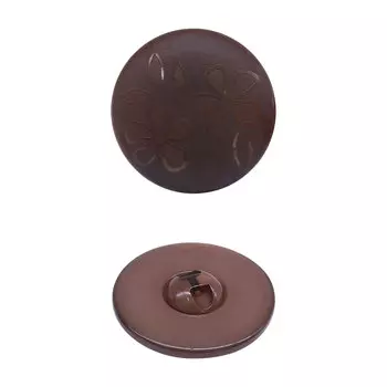 ГАН7452 Пуговица 34мм (569 коричневый)