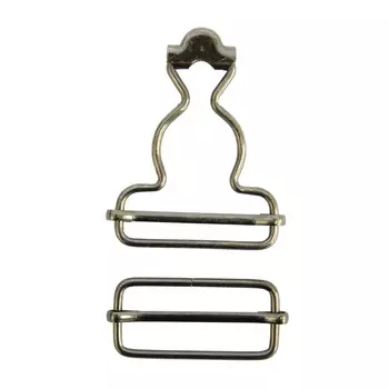 ГДЖ969 Пряжка для лямок комбинезона 31,5мм ушко 47*39мм (черный никель)