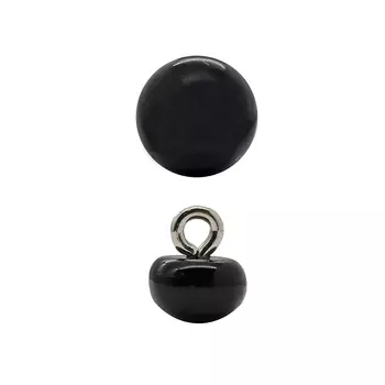 GE01 Пуговица 8мм (Black (черный))