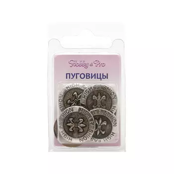 GE-497 Пуговица на ножке 21мм 6шт (AS/CE)