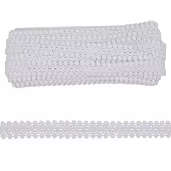 ГФ2029 Тесьма отделочная 25мм*27,4м (501 белый)