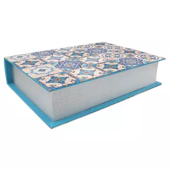 GF-RWB0010 Шкатулка-книга декоративная 'Бело-голубой узор' 35*26*8см, Hobby&amp;Pro