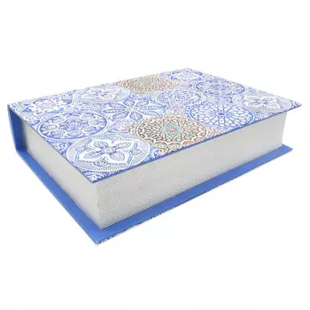 GF-RWB0014 Шкатулка-книга декоративная 'Голубой узор' 35*26*8см, Hobby&amp;Pro