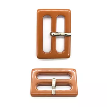 ГНГ13698 Пряжка с язычком 30мм (102 св.коричневый)