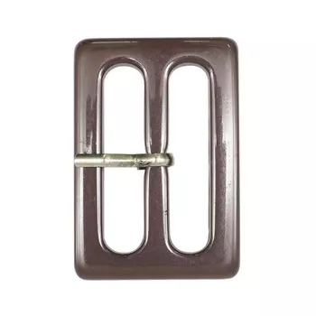 ГНГ13698 Пряжка с язычком 40мм (868 коричневый)