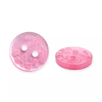 ГНГ14285 Пуговица 13 мм (513 розовый)