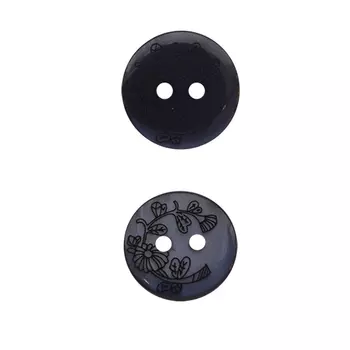 ГНГ14285 Пуговица 15мм (919 синий)