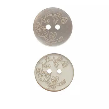 ГНГ14285 Пуговица 20мм (371 светло-бежевый)