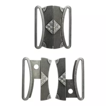 ГНУ13804 Пряжка 40мм (черное серебро)