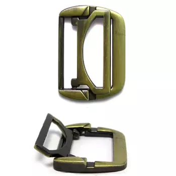 ГНУ14643 Пряжка 20мм, тёртая бронза