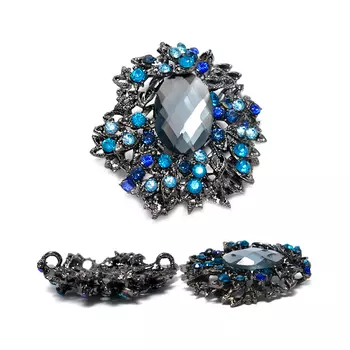 ГСХ354 Украшение 40*37мм (черный никель)