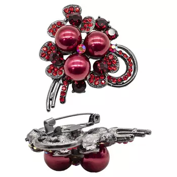 ГСХ804 Брошь 50мм*43мм (черный никель/24/Н66)