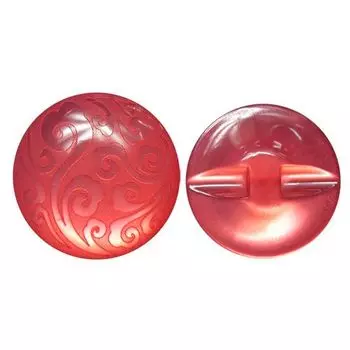 ГУ14107 Пуговица 28мм (820 красный)