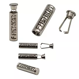 ГУ3876 Наконечник лого Fashion 7*25мм, никель