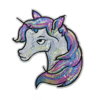 ГУБ7182 Термоаппликация Единорог 200*150мм