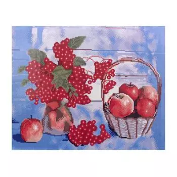 GZ310 Мозаика на деревянной основе 'Осенние дары', 40*50см