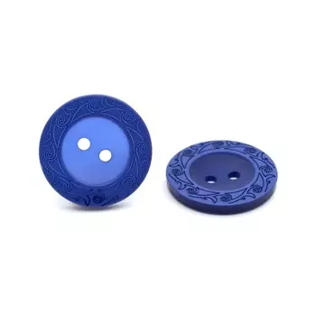 ГЖ7732 Пуговица 21 мм, 2 пр. (220 василёк)