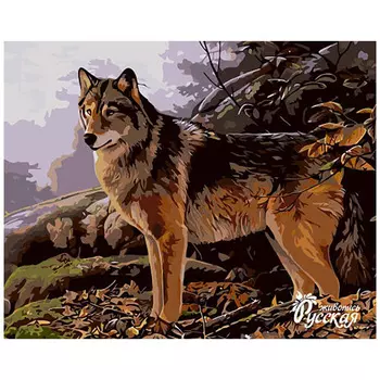 H036 Наборы для рисования по номерам 'На охоте' 40*50см