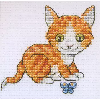 H226 Набор для вышивания RTO 'Рыжий проказник', 8x8 см