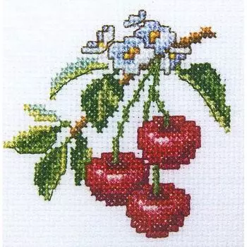 H250 Набор для вышивания RTO 'Вишня', 10x10 см