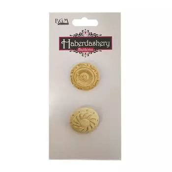 HAB709L, Пуговицы деревянные (светлое дерево)