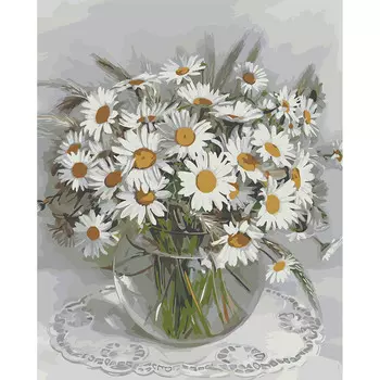 HB0004 Набор для рисования по номерам 'Ромашки' 40*50см