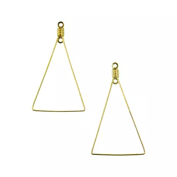 HB0890 Основа для серег, 38*25 мм, упак./20 шт.,'Астра' (золотой)