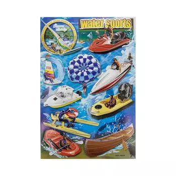 HMS-8401B Наклейки 3D Визги и брызги