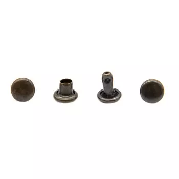 Хольнитен двухсторонний №00 (5*5мм) сталь (уп.~100шт) New Star (антик)