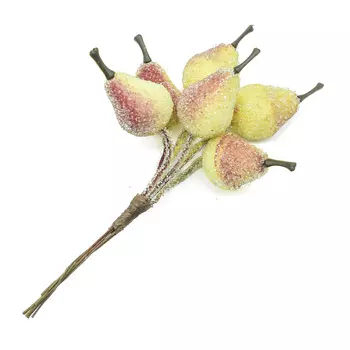 HQY15-P2007 Декоративный букетик 'Груши', красно-желтые, упак./6 шт., 'Астра'