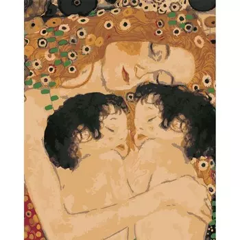 HS0063 Набор для рисования по номерам 'Мама с детьми' 40*50см