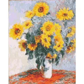 HS0068 Набор для рисования по номерам 'Букет подсолнухов' 40*50см
