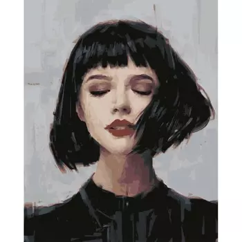 HS0171 Набор для рисования по номерам 'Девушка' 40*50см