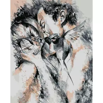 HS1155 Набор для рисования по номерам 'Ласточки' 40*50см