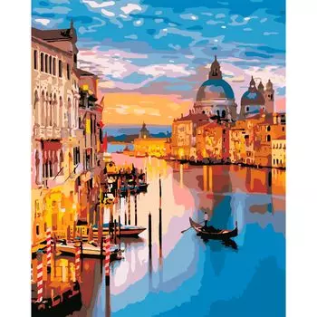 HS1208 Набор для рисования по номерам 'Венеция. Гранд-канал' 40*50см