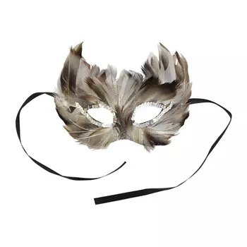 HT112C145 Маска из перьев 19*18см, Astra&amp;Craft (1шт/упак)